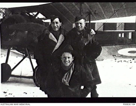 CAPTAINS E. F. -TABBY- PFLAUM, J. W. WRIGHT AND LIEUTENANT E. J. -JACK- RICHARDS