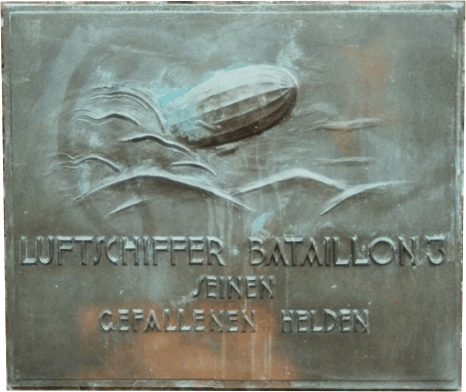 Gedenktafel für die Gefallenen des luftschifferbatallion 3 in Fort I