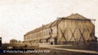 Luftschiffhalle Kln-Bockendorf mit Luftschifferkaserne und Cafe Brvenich