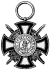 Fürstlicher Hausorden von Hohenzollern, Ritterkreuz mit Schwertern