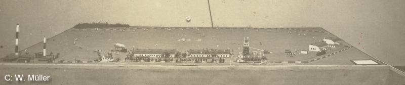 Modell Flughafen K&ouml;ln Butzweilerhof ILA 1929