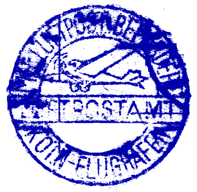 Stempel des Luftpostamt Flughafen Kln