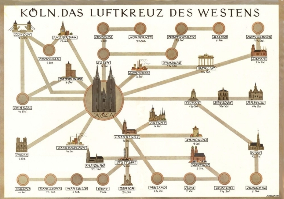 Köln das Luftkreuz des Westens