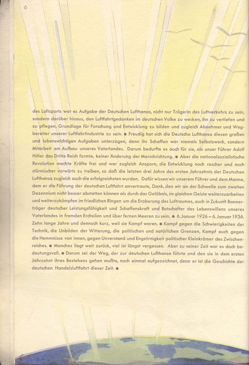 Jahrbuch der Lufthansa 1926 - 1936