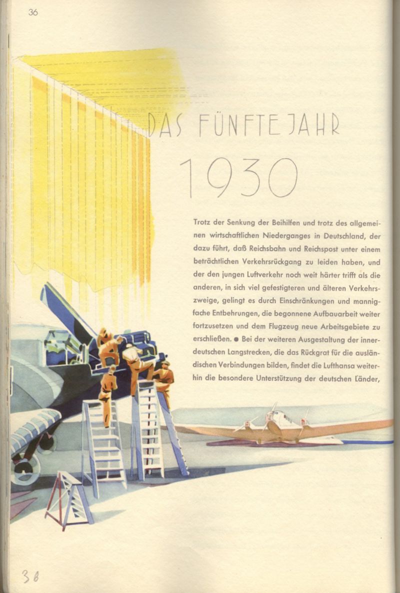 Jahrbuch der Lufthansa 1926 - 1936