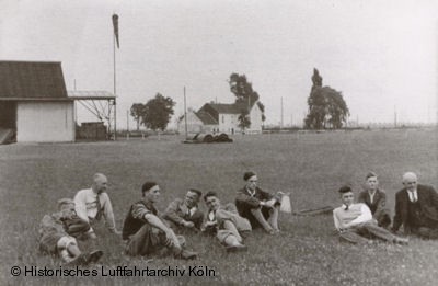 Flugschule Butzweilerhof Fluglehrer Franz Wehland