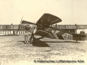 Flughafen Kln Butzweilerhof Albatros 72 der Berliner Zeitung