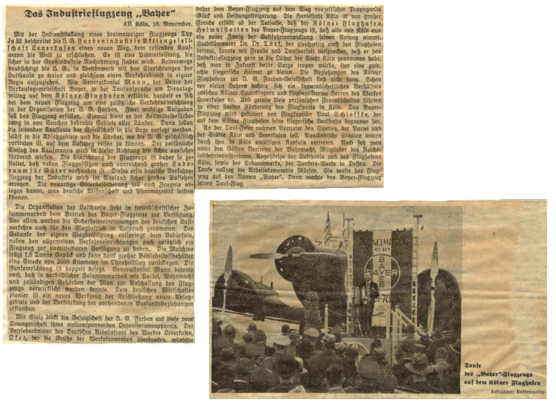 Klnische Zeitung 17.November 1937