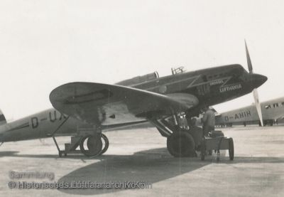 He 70 und Ju 52 auf dem Flughafen Kln Butzweilerhof