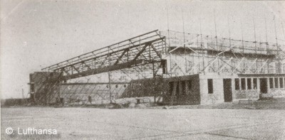 Rohbau der Halle 1 Flughafen Köln Butzweilerhof