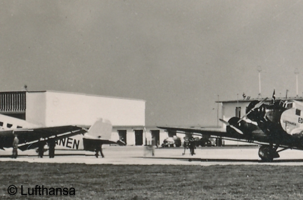 Der Betriebshof des Flughafen Kln Butzweilerhof