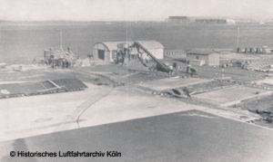 Anlegung des Rollfeld im Frühjahr 1936