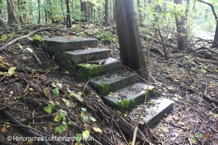 Treppe des ehemaligen Aussichtsturms von Fort IV