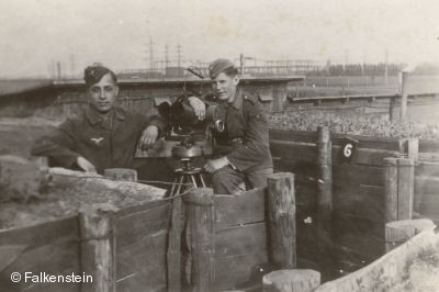 In der Stellung unserer 2 cm Flakstellung