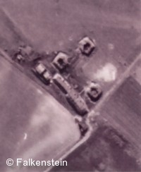 Luftbild der RAF Flakstellung Flughafen Köln Butzweilerhof