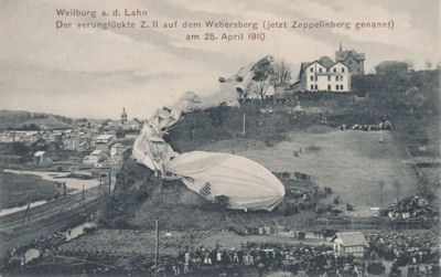 Absturz des Z II in Weilburg