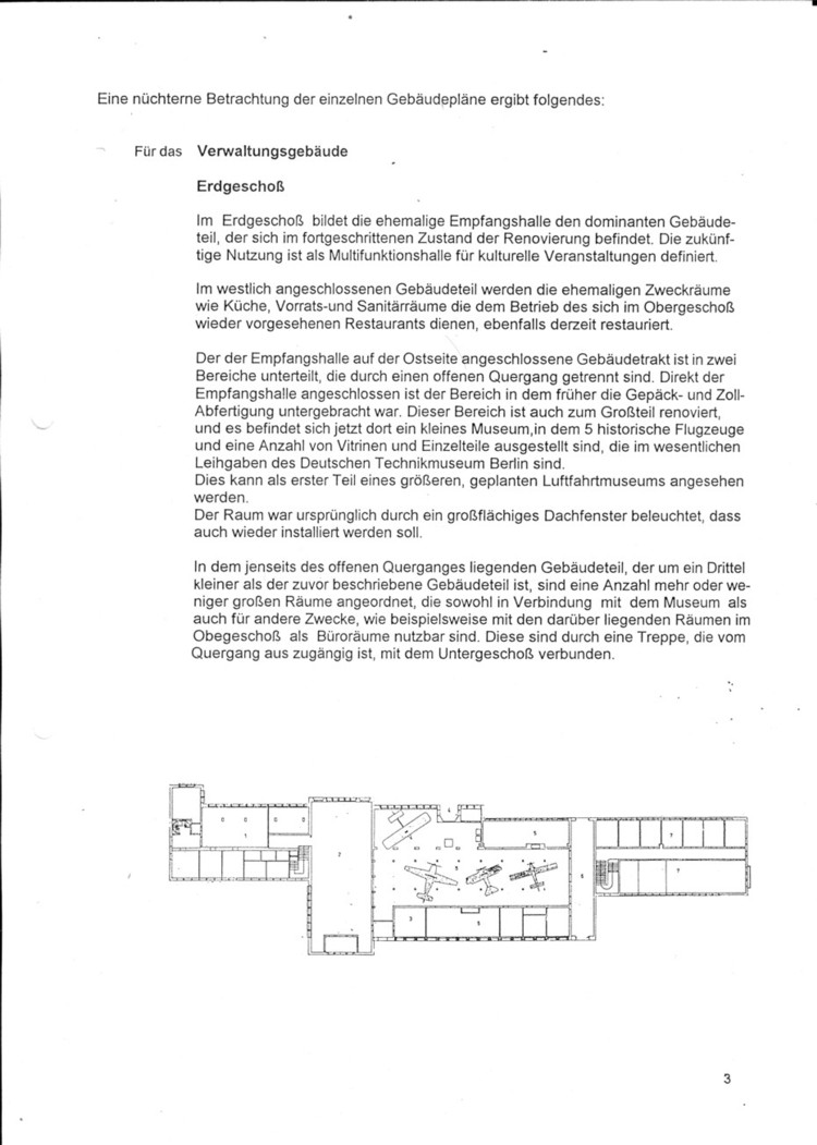 "Der Butzweilerhof muss ein Luftfahrtmuseum werden" ein Konzept von Hermann Josef Falkenstein