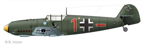 Luftwaffe - Messerschmidt 109 E-1 - Winfried Schmidt - "Klle alaaf"