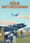 "Blitzflug" der Flughafen Köln Butzweilerhof 1936 von Rosie Louise.